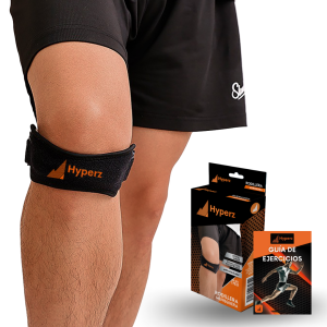 Soporte deportivo para rodilla Hyperz ajustable y antideslizante