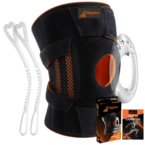 Rodillera rótula abierta Hyperz de neopreno para soporte deportivo