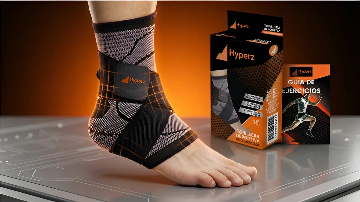 Tobilleras deportivas Hyperz para soporte y compresión