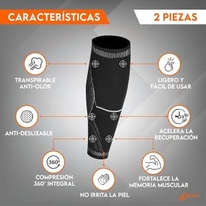 Mangas de compresión para pantorrilla Hyperz