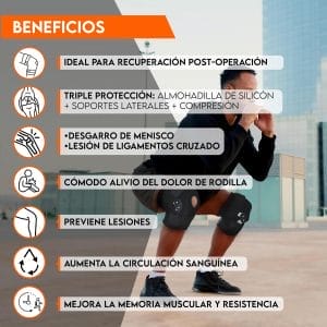 Rodillera con almohadilla rotuliana Hyperz