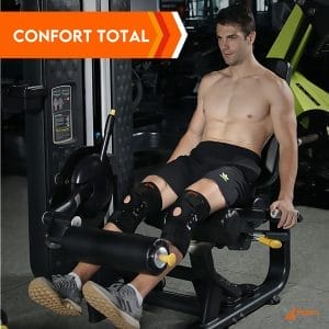 Rodillera transpirable unisex Hyperz para rodilla izquierda o derecha
