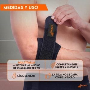 Banda para antebrazo Hyperz con soporte ajustable