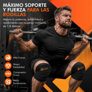 Par de rodilleras para gym Hyperz