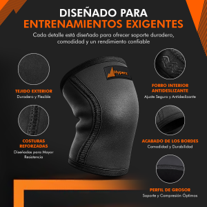 Rodilleras de neopreno para CrossFit Hyperz