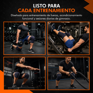 Rodilleras Hyperz de neopreno para sentadillas